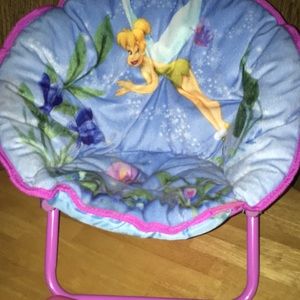 Adorable tinker bell folding chair for kids